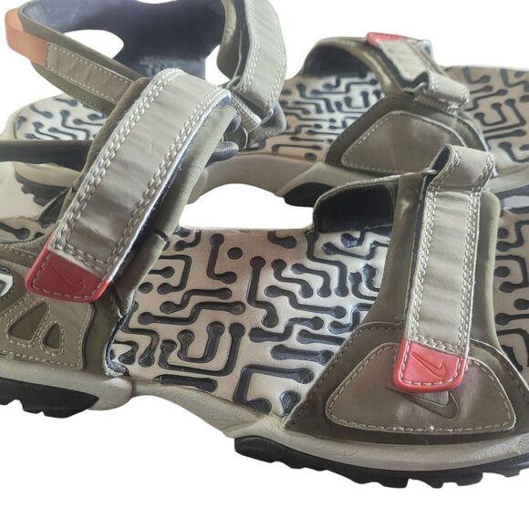 Nike ACG Hiking Trail Sandals Men\'s Size 13 Tan Black Outdoor Gorpcore Vintage